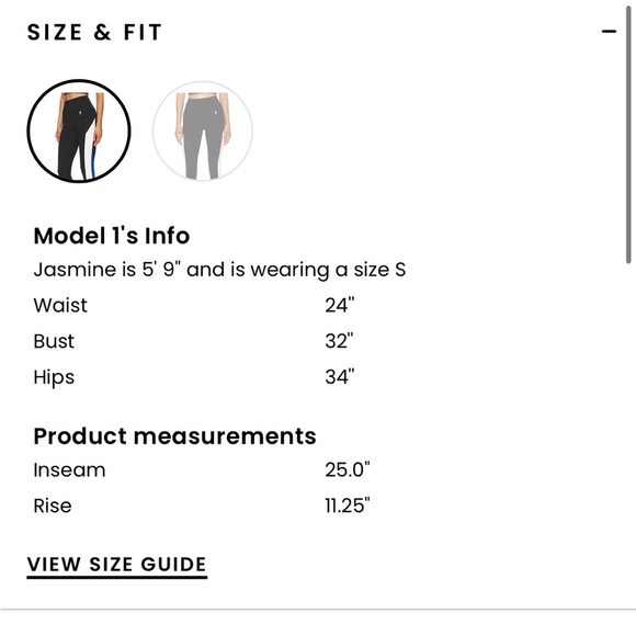 P.E. Nation Day One Legging in Black - Picture 10 of 11